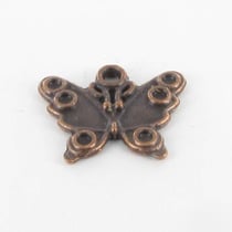 MégaCréa - Breloque en métal Papillon Cuivré (10 pièces)