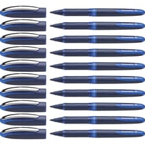 10 stylos roller - Bleu - 0,6mm - One Business - Schneider