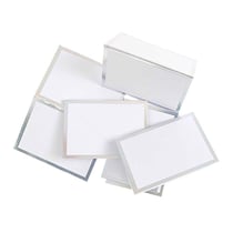 18 marque-places argentés