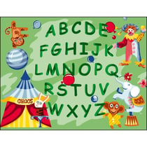Princesse - Canevas antique ABC du cirque 50x65cm