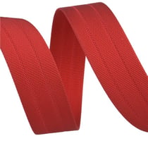 Sangle gros grain 30mm rouge au mètre