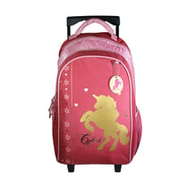 Sac à dos à roulettes Cybel Rose - Bagtrotter