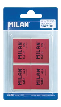 Blister 4 gommes nata® 624