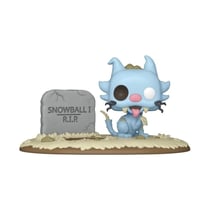 Les Simpson - Figurine POP! Deluxe Zombie Snowball 9 cm - Funko