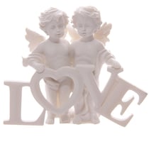 Anges - Chérubins amoureux - Décoration de table - Mariage - Amour - 10 cm
