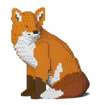 Renard assis Taille standard | JEKCA | 14 ans et +