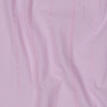 Tissus Coton broderie Linéa rose sur fond Rose pâle - Au mètre
