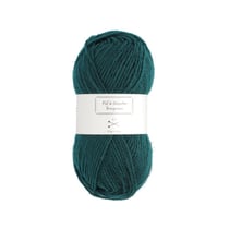 Pelote de fil à tricoter - bleu canard - Fil de 85m - compatible avec aiguille 3,5mm