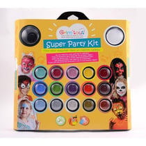 Grim'Tout - Coffret maquillage pour enfant Super Party Kit 17 couleurs