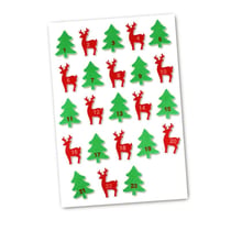 Stickers feutrine pour Calendrier de l'Avent 5,5 à 6cm