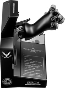 THRUSTMASTER Viper TQS Thrustmaster pour PC, Manette des gaz en métal, Précision Hall Effect, 21 boutons d'action, 5 axes, Fonctions iconiques Chaff/Flare
Sous licence officielle U.S. Air Force