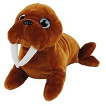 Peluche morse brun 34 cm - doudou animaux marins