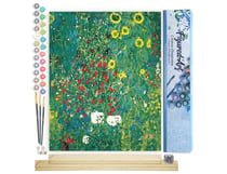Peinture par Numéro Figured'Art - Kerim - Jardin de Tournesols - Kit de Loisir Créatif DIY Numéro d'Art Complet - 40x50cm toile roulée + châssis en bois à monter