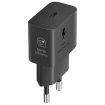 Chargeur secteur GaN USB-C 25W, Produit officiel Samsung, Noir