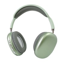 Casque Audio Bluetooth Sans Fil Réduction De Bruit Pour Gaming Bleu Vert YONIS