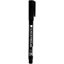 Feutre contour porcelaine - Pointe 1-3 mm - Semi opaque noir