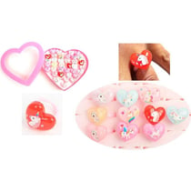 1 Bague Licorne Coeur - Jouet Pinata