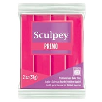 Premo rose fluo - pâte 57 gr - Sculpey
