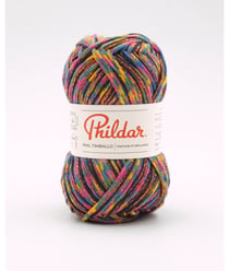 Pelote de Coton PHIL TIMBALLO - Phildar Arlequin Multicolore