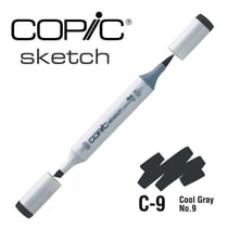 Copic - Marqueur à l'alcool Copic Sketch C9 Cool Gray No.9