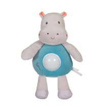 Peluche - Veilleuse "Bamboo" Hippopotame - 26 cm