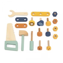 Boîte à outils en bois – Animaux - TRIXIE BABY - Jaune