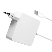 Chargeur Secteur USB-C MacBook et iPad Charge Rapide 96W Compact Blanc