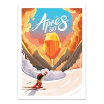 Affiche 50x70 cm - Après Ski Version3 - Mark Harrison