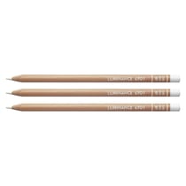 3 crayons de couleur - Blanc - Caran d'Ache - Luminance 6901