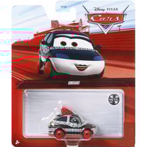 Vehicule cars chisaki - voiture miniature noire et blanche - mattel - gbv51