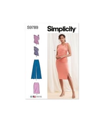 Patron Simplicity 9789 - Haut du 32 au 48 FR taille n°FR 40-48