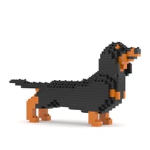 Mini Teckel noir et feu Taille standard | JEKCA | 14 ans et +