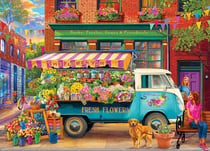 Puzzle 1000 pièces - Le Fourgon Fleuri - Eurographics