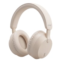 LinQ Casque Audio Sans Fil Bluetooth avec Réduction de Bruit ANC Son Stéréo Immersif Beige