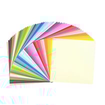 Papier cartonné assorti - 30,5 x 30,5 cm - 216 g - Texturé - Florence - 60 feuilles