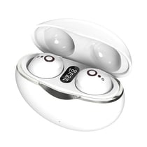 Ecouteurs Bluetooth Mini Sports Sans Fil Confortable Anti Bruit Waterproof Blanc YONIS