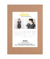 Pochette Patron de couture ANNA Robe 3-12A taille n°FR 3-12