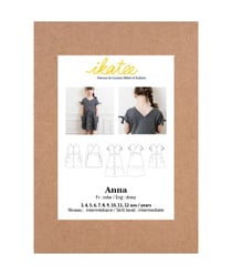 Pochette Patron de couture ANNA Robe 3-12A taille n°FR 3-12