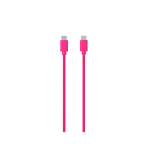 Jaym Câble USB-C vers USB-C 3A Charge et Synchronisation Collection POP 1,5m Rose