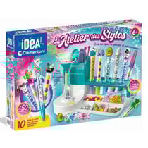 L'atelier des stylos, 10 stylos colorés à créer - idea clementoni - 52769 - coffret creatif original