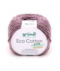 Pelote de coton organique ECO COTTON - Gründl 11 Violet