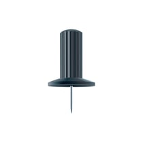 Boîte de 25 épingles Papic - Hauteur de pointe 7mm - 10mm de diamètre - Noir - Exacompta