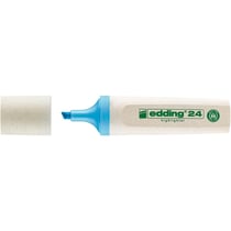 Surligneur - Pointe biseautée 2-5 mm - EDDING - EcoLine 24 - Bleu clair