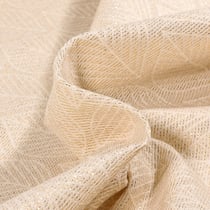 Tissu Jacquard Premium Metallic feuilles sur fond Doré