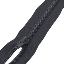 Fermeture sport séparable maille spirale - bleu marine foncé