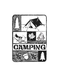 Die classeur d'embossage camping