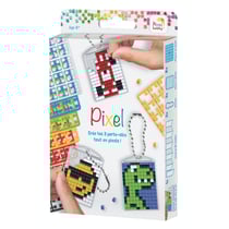 Kit créatif Pixel Fun 3 porte-clés avec livret 38 modèles