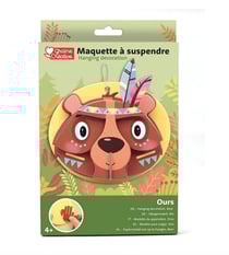 Maqueztte a suspendre ours -3D Carton