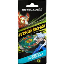 Toupie beyblade x dranzer spiral 3-80t - type equilibre - pack toupie et lanceur - hasbro f9585