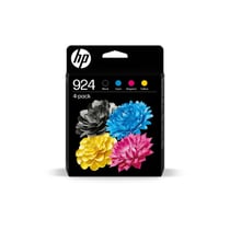Cartouche d'encre - HP - 924 - Pack de 4 - Noir, jaune, cyan, magenta